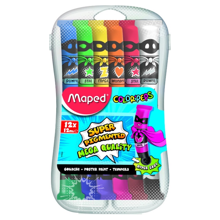 Color Peps Gouache 12 x 12 ml i gruppen Kids / Farve og maling til børn / Farver for børn hos Pen Store (108760)