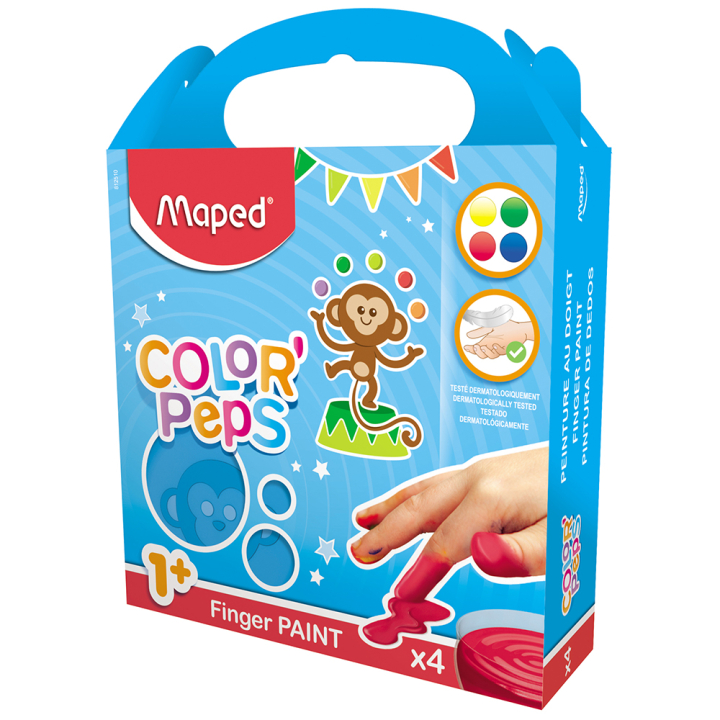 Color Peps Fingerfarver 4-sæt i gruppen Kids / Farve og maling til børn / Fingermaling hos Pen Store (108764)