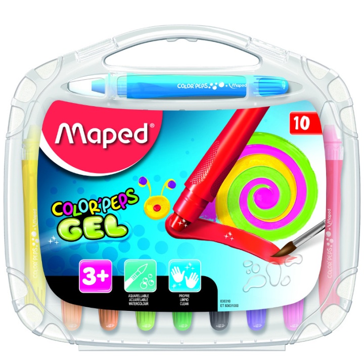 Color Peps Gelkridt 10-sæt i gruppen Kids / Børnepenne / Farvekridt til børn hos Pen Store (108769)