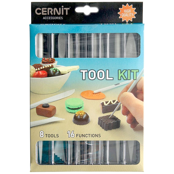 Tool Kit 8-sæt i gruppen Hobby & Kreativitet / Skabe / Modellervoks hos Pen Store (108889)