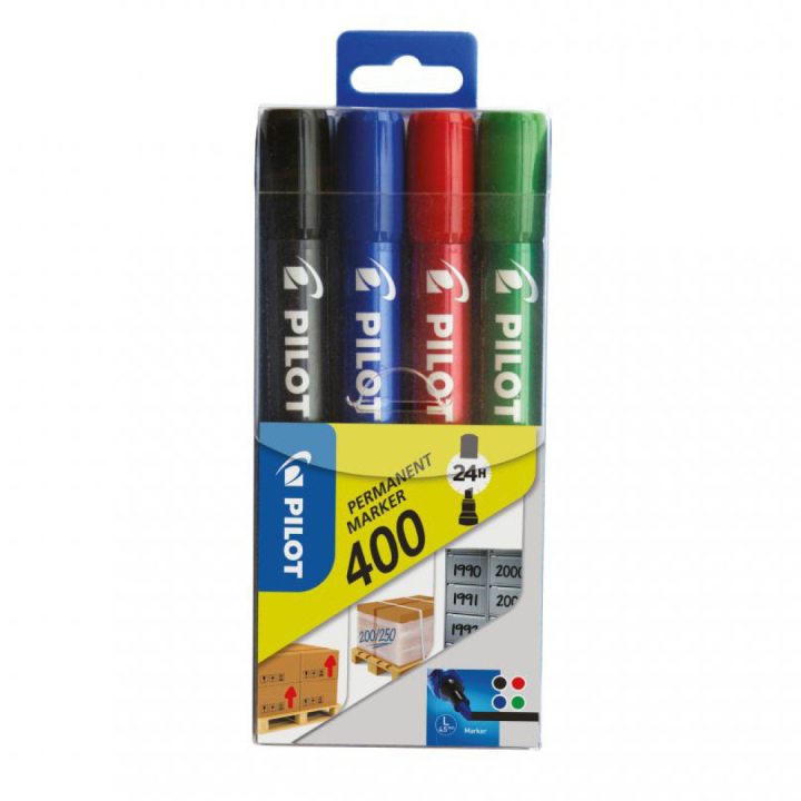 Permanent Marker 400 4-sæt i gruppen Penne / Mærkning og kontor / Markeringspenne hos Pen Store (109705)