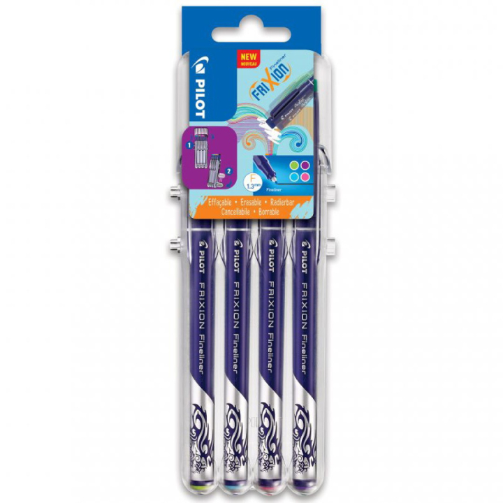 FriXion Fineliner 2GO 4-sæt 2 i gruppen Penne / Skrive / Fineliners hos Pen Store (109707)