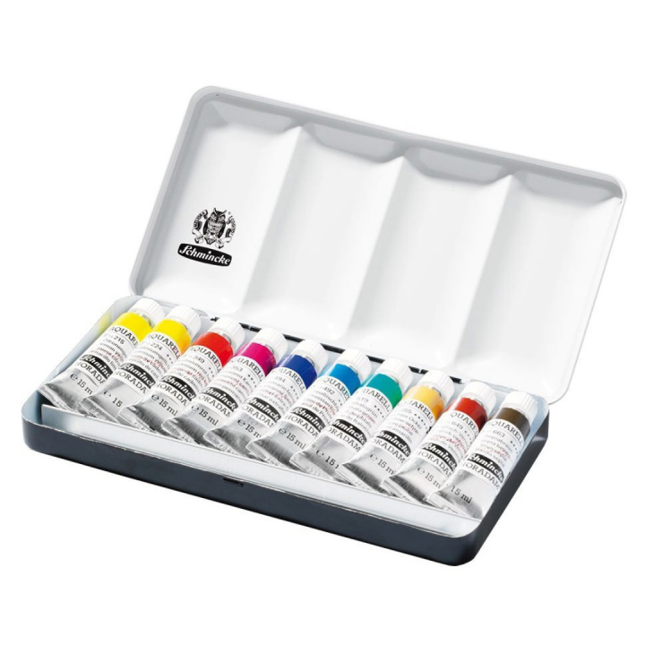 Horadam Akvarelsæt Tube 10 farver i gruppen Kunstnerartikler / Kunstnerfarver / Akvarelmaling / Akvarelfarve på tube hos Pen Store (110731)