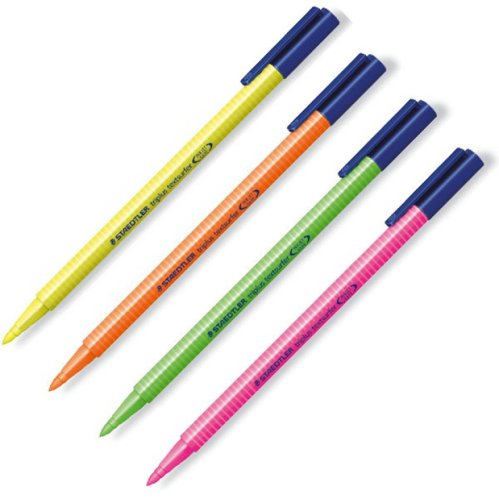 Triplus Textsurfer Highlighter sæt 4 stk i gruppen Penne / Mærkning og kontor / Highlighters hos Pen Store (110870)