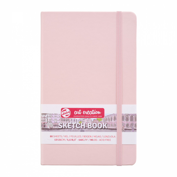 Skitsebog Large Pastel Pink i gruppen Papir & Blok / Kunstnerblok / Skitsebøger hos Pen Store (111775)