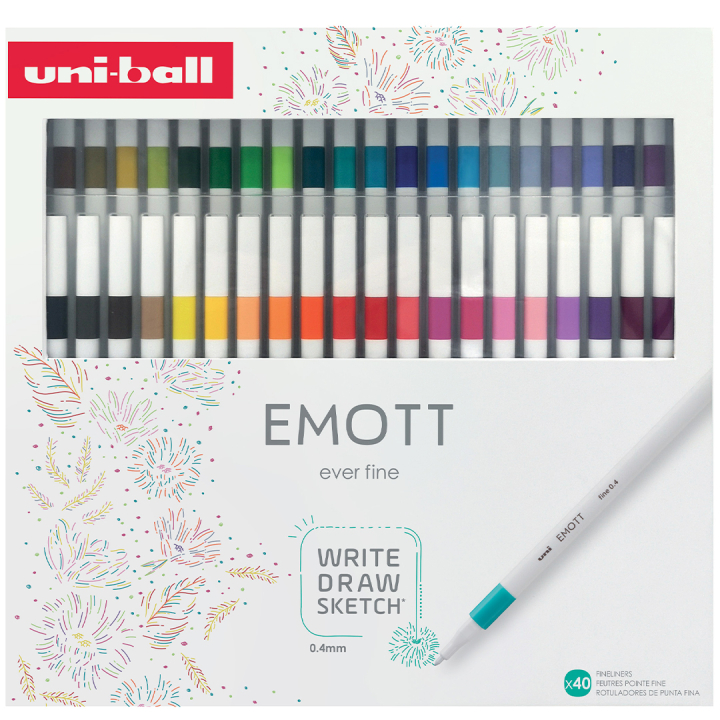 Emott 40-sæt i gruppen Penne / Kunstnerpenne / Illustrationmarkers hos Pen Store (111841)