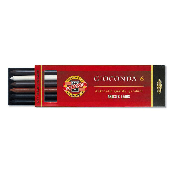 Gioconda Stiftsæt III 5.6 mm i gruppen Kunstnerartikler / Kridt og blyanter / Kulblyanter og tegnekul hos Pen Store (111870)