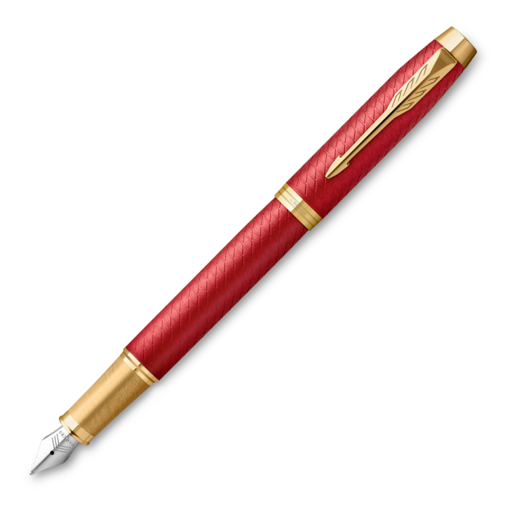 IM Premium Red/Gold Fyldepen Fine i gruppen Penne / Fine Writing / Fyldepenne hos Pen Store (112692)