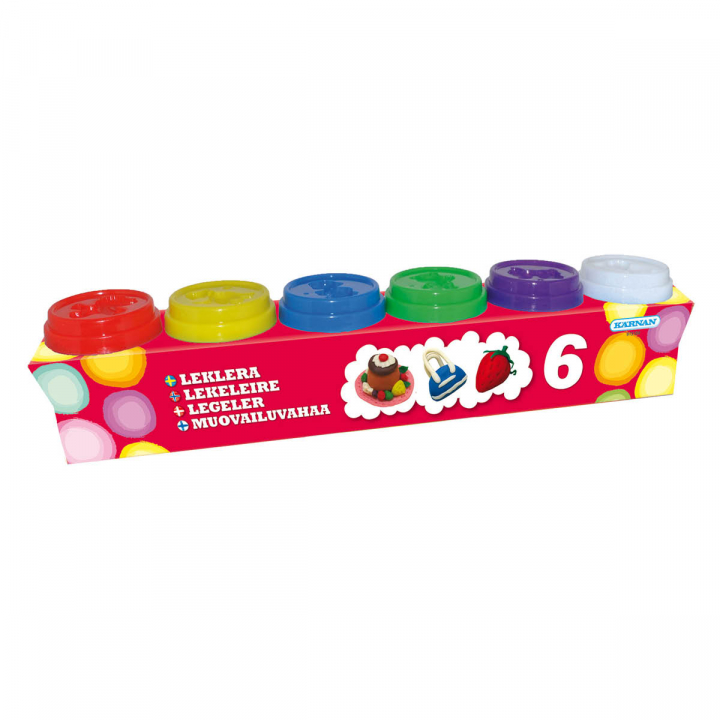 Legeler 6-pack i gruppen Kids / Farve og maling til børn / Skab med modellervoks hos Pen Store (126001)