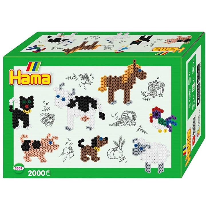 Midi Perler Gavebox Dyr 2000 stk i gruppen Hobby & Kreativitet / Skabe / Rørperler og tilbehør hos Pen Store (126129)