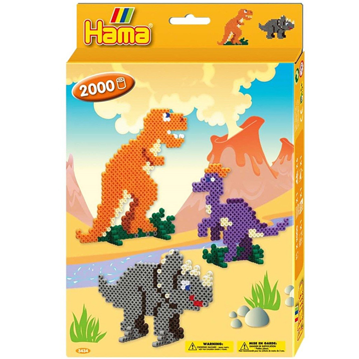Midi Perler Dinosaurer 2000 stk i gruppen Kids / Sjovt og lærerigt / Rørperler og perleplader / DIY-sæt rørperler hos Pen Store (126148)