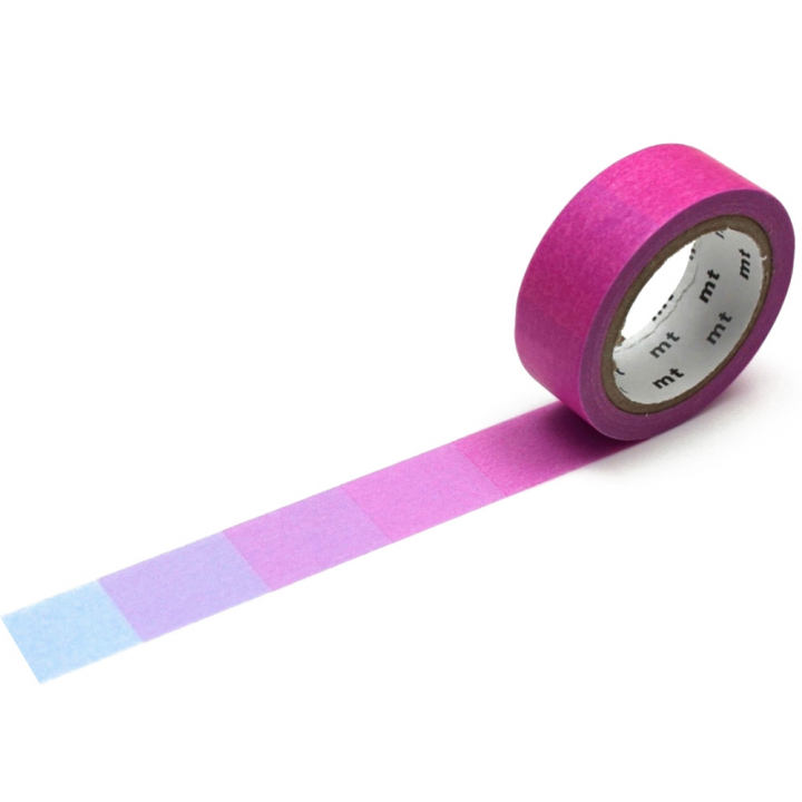 Washi-tape Fluorescent Gradation Pink x Blue i gruppen Hobby & Kreativitet / Hobbytilbehør / Washi Tape hos Pen Store (126361)
