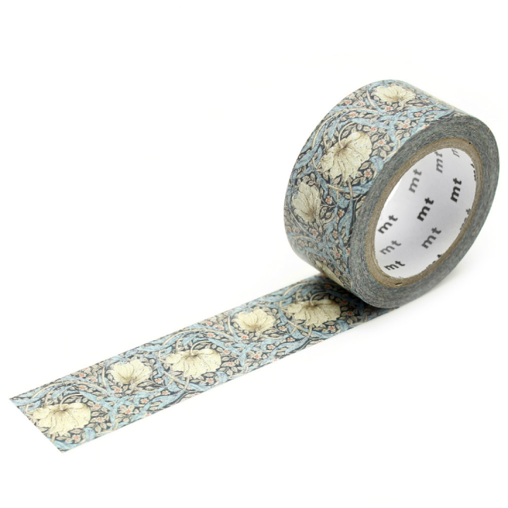 William Morris x MT  Pimperne Washi-tape i gruppen Hobby & Kreativitet / Hobbytilbehør / Washi Tape hos Pen Store (126385)