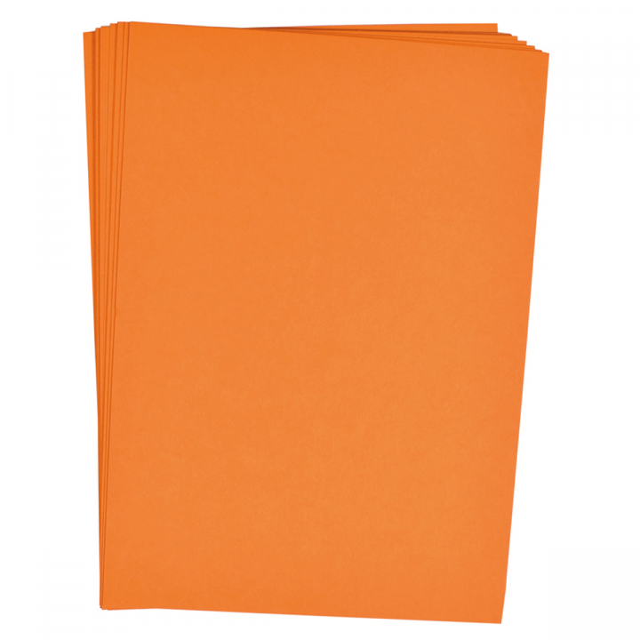 Farvet papir Orange 25 stk 180 g i gruppen Papir & Blok / Kunstnerblok / Farvet papir hos Pen Store (126887)