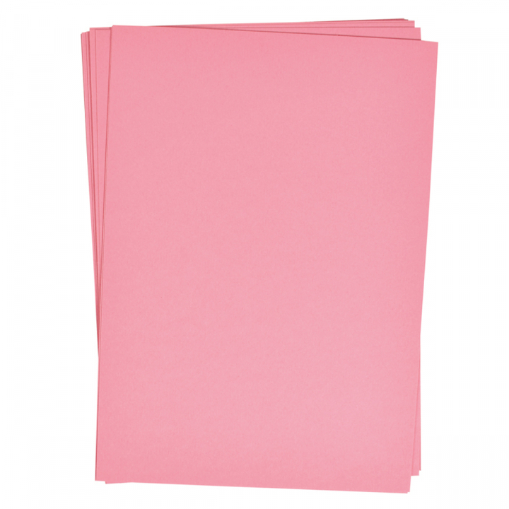 Farvet papir Pink 25 stk 180 g i gruppen Papir & Blok / Kunstnerblok / Farvet papir hos Pen Store (126890)
