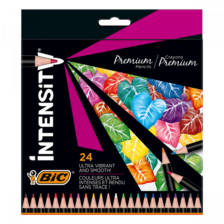 Intensity Premium Farveblyanter sæt 24 stk i gruppen Penne / Kunstnerpenne / Farveblyanter  hos Pen Store (126948)