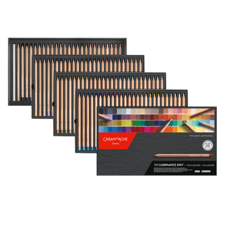 Luminance 6901 100-set i gruppen Penne / Kunstnerpenne / Farveblyanter  hos Pen Store (126972)