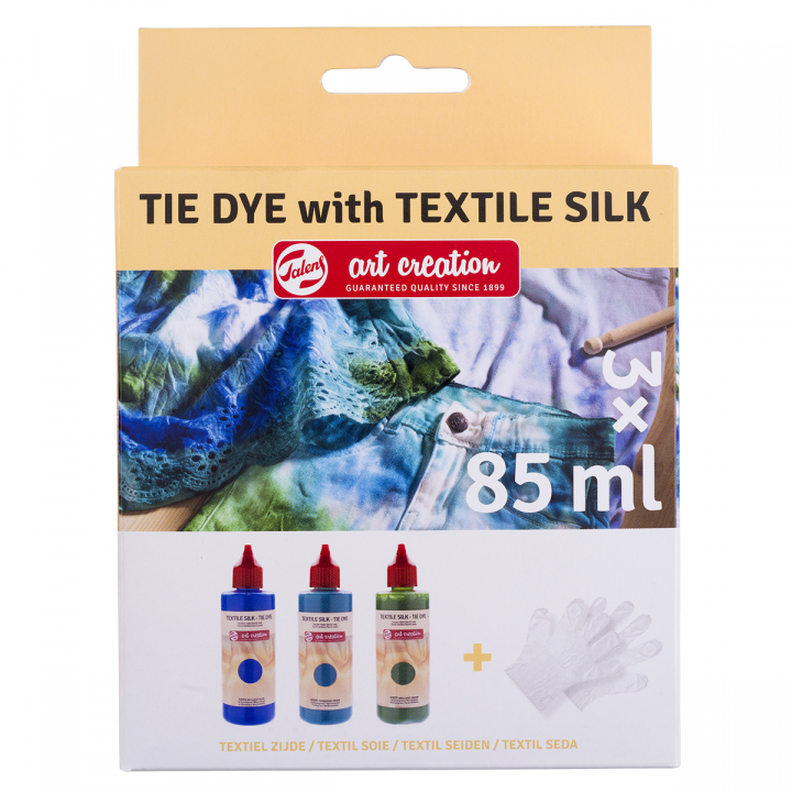 Tie Dye Sæt 3 x 85 ml Blå i gruppen Hobby & Kreativitet / Farver / Tekstilfarve og tekstiltusch hos Pen Store (127714)