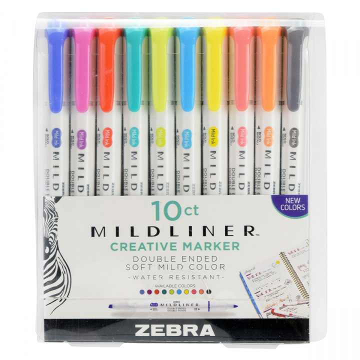 Mildliner 10-pack i gruppen Penne / Kunstnerpenne / Illustrationmarkers hos Pen Store (127931)