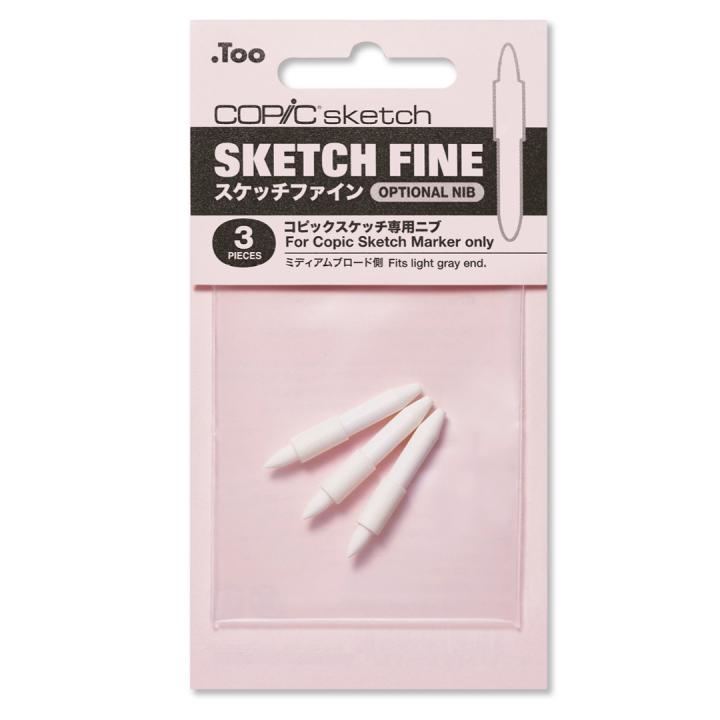 Sketch Tip Fine 3-pack i gruppen Penne / Pentilbehør / Tilbehør og reservedele hos Pen Store (128148)