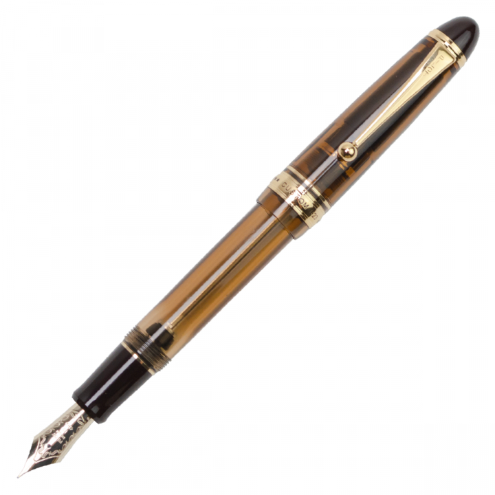 Custom 823 Fyldepen Brown i gruppen Penne / Fine Writing / Fyldepenne hos Pen Store (128152_r)