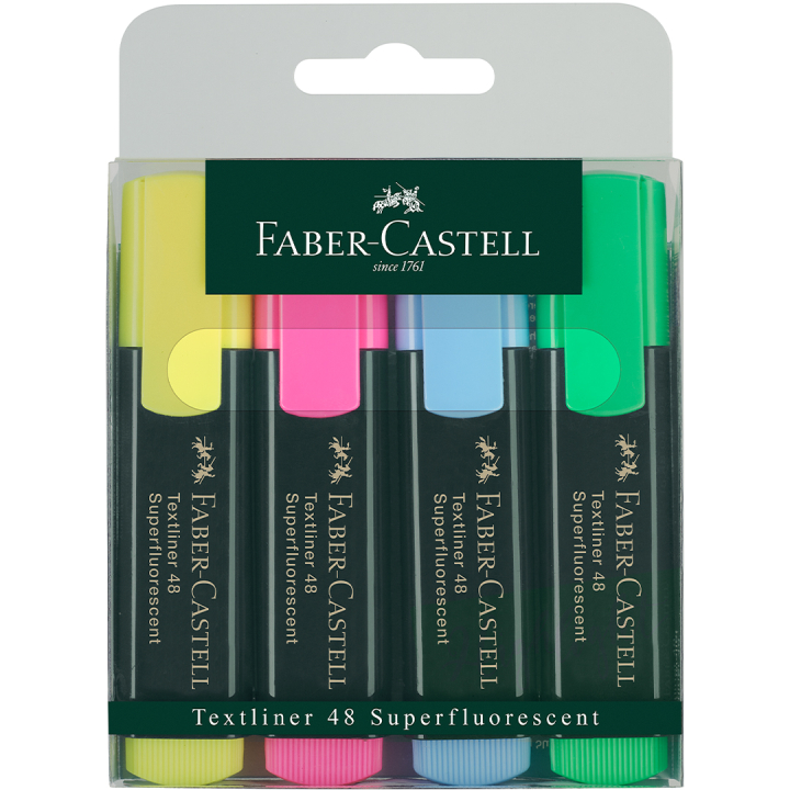 Textliner 48 Highlighter sæt 4 stk i gruppen Penne / Mærkning og kontor / Highlighters hos Pen Store (128293)