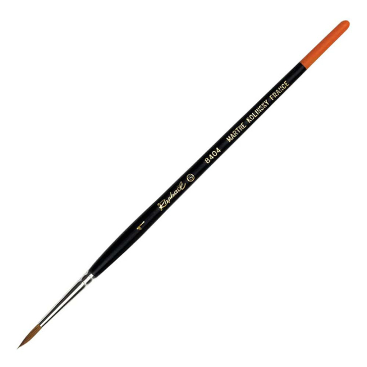 Pure Kolinsky Sable Brush Round 8404 St 1 i gruppen Kunstnerartikler / Pensler / Akvarelpensler hos Pen Store (128345)