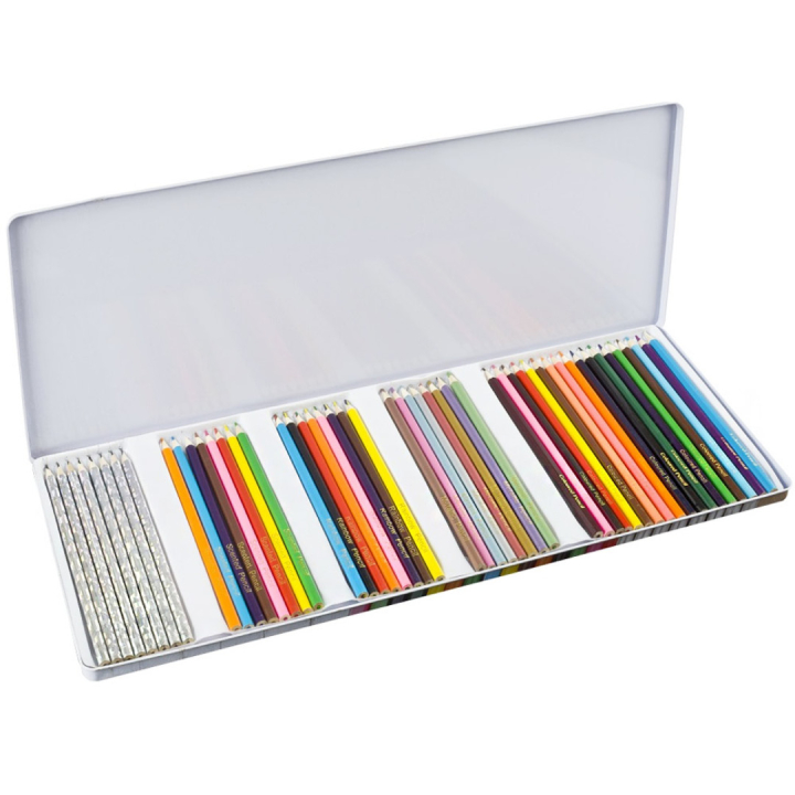 Farveblyanter 50-sæt i gruppen Penne / Kunstnerpenne / Farveblyanter  hos Pen Store (128497)