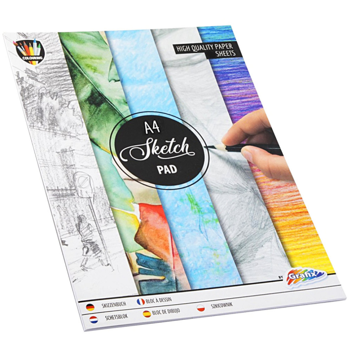 Skitseblok A4, 80 ark i gruppen Papir & Blok / Kunstnerblok / Tegnings- og skitseblok hos Pen Store (128498)