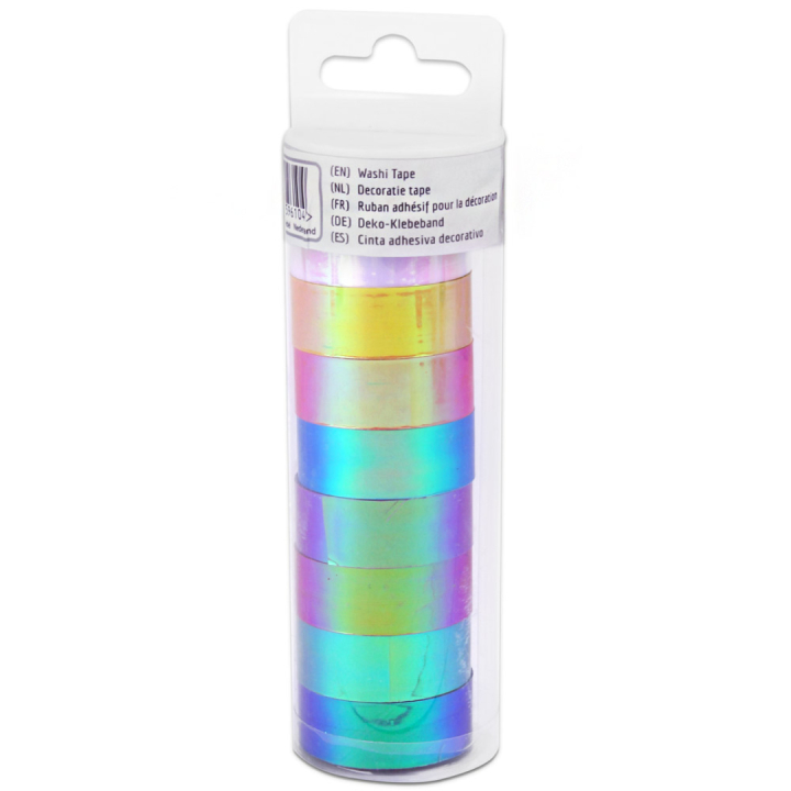 Washi-tape 8-pak Iridescent i gruppen Kids / Sjovt og lærerigt / Tape til børn hos Pen Store (128583)