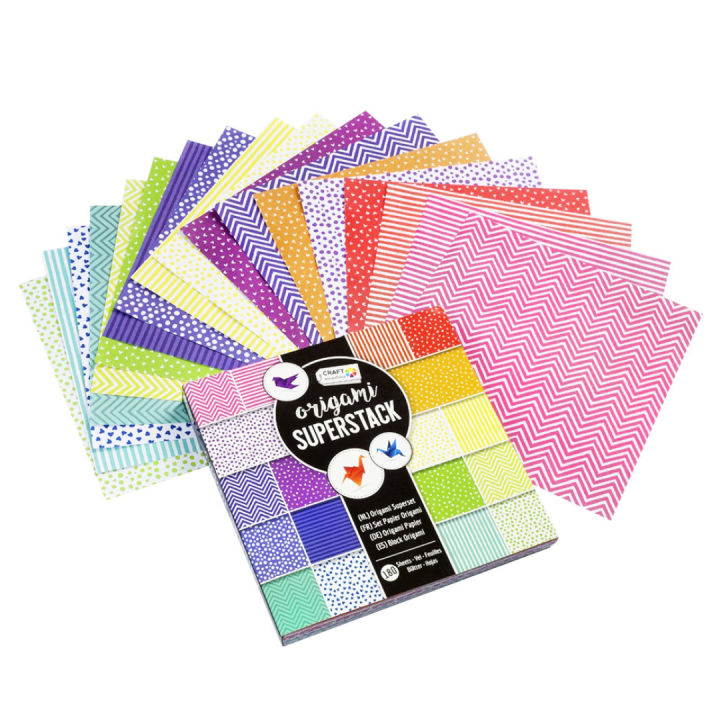 Origami Superpack 15x15 cm 180-pak i gruppen Kids / Sjovt og lærerigt / Papir og Tegneblokke / Origamipapir  hos Pen Store (128587)