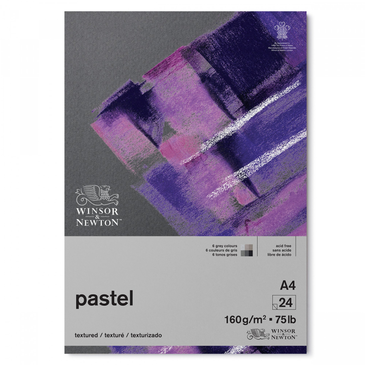 Pastelblok Grey A4 160g i gruppen Papir & Blok / Kunstnerblok / Pastelblokke hos Pen Store (128705)