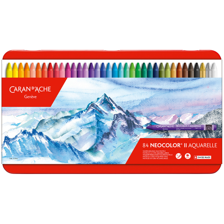 Neocolor II Aquarelle 84-set i gruppen Kunstnerartikler / Kridt og blyanter / Pastelkridt hos Pen Store (128896)