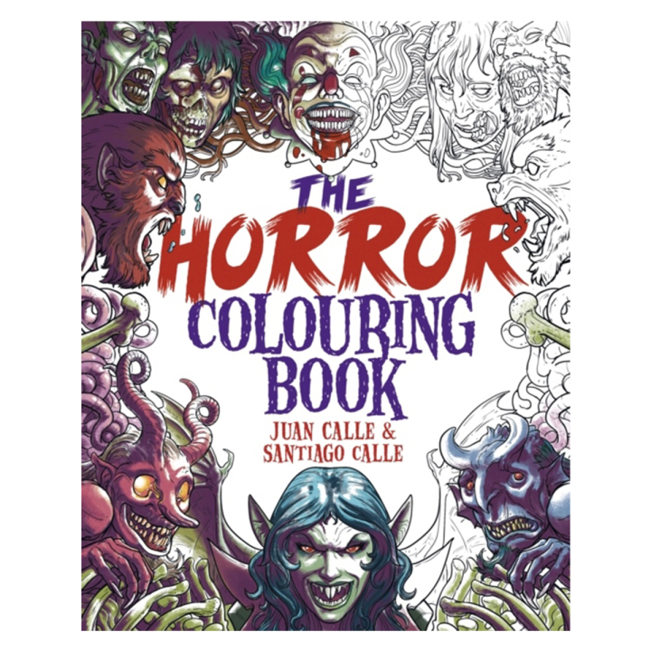 The Horror Colouring Book i gruppen Hobby & Kreativitet / Bøger / Malebøger til voksne hos Pen Store (129244)