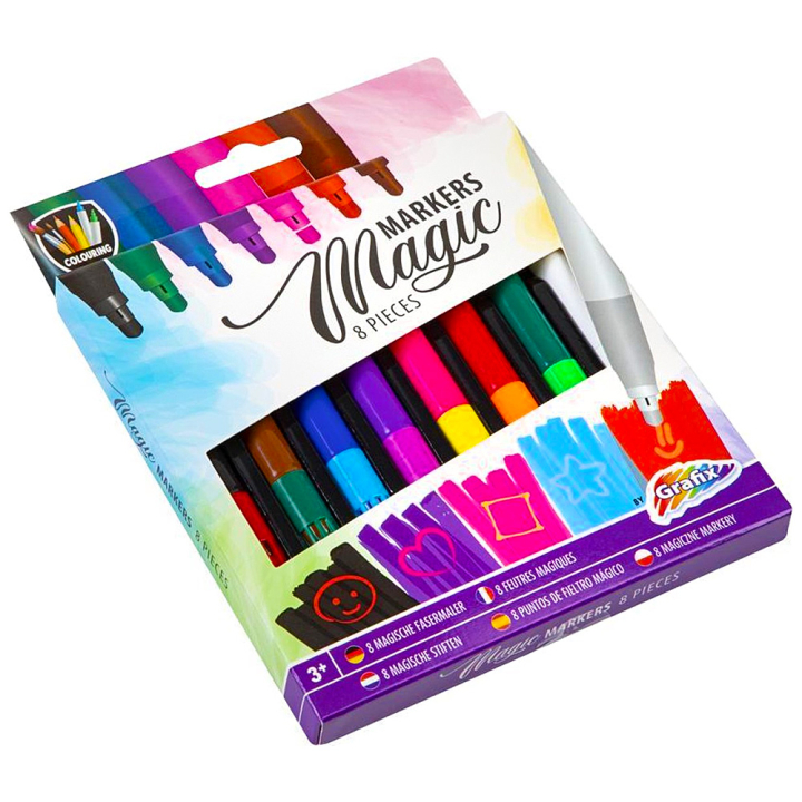Magic Markers 8-sæt i gruppen Kids / Børnepenne / Tusser til børn hos Pen Store (129328)