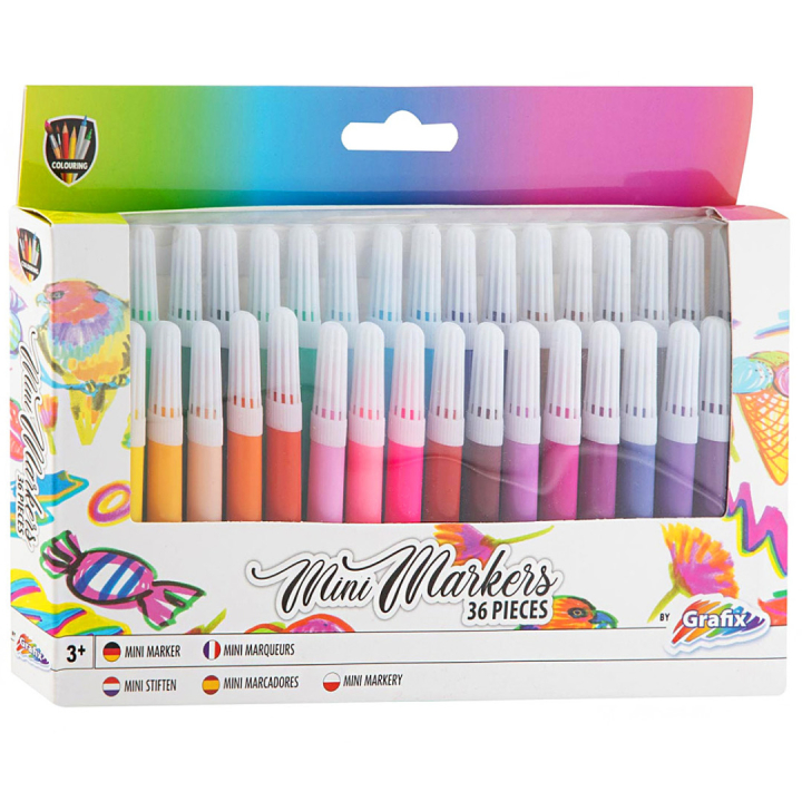 Tuschpenne Mini 36-sæt i gruppen Kids / Børnepenne / Tusser til børn hos Pen Store (129329)