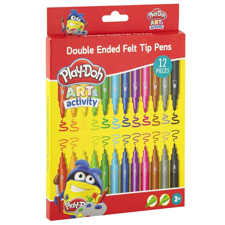 Tuschpenne Duo 12-sæt (3 år+) i gruppen Kids / Børnepenne / Tusser til børn hos Pen Store (129340)