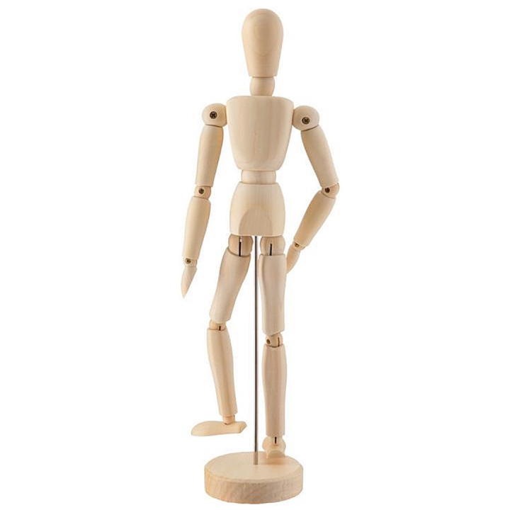 Modelfigur Manikin 30cm i gruppen Kunstnerartikler / Kunstnertilbehør / Værktøj og tilbehør hos Pen Store (129369)