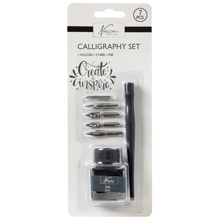 Kalligrafisæt med blæk i gruppen Hobby & Kreativitet / Kalligrafi / Kalligrafipenn hos Pen Store (129373)