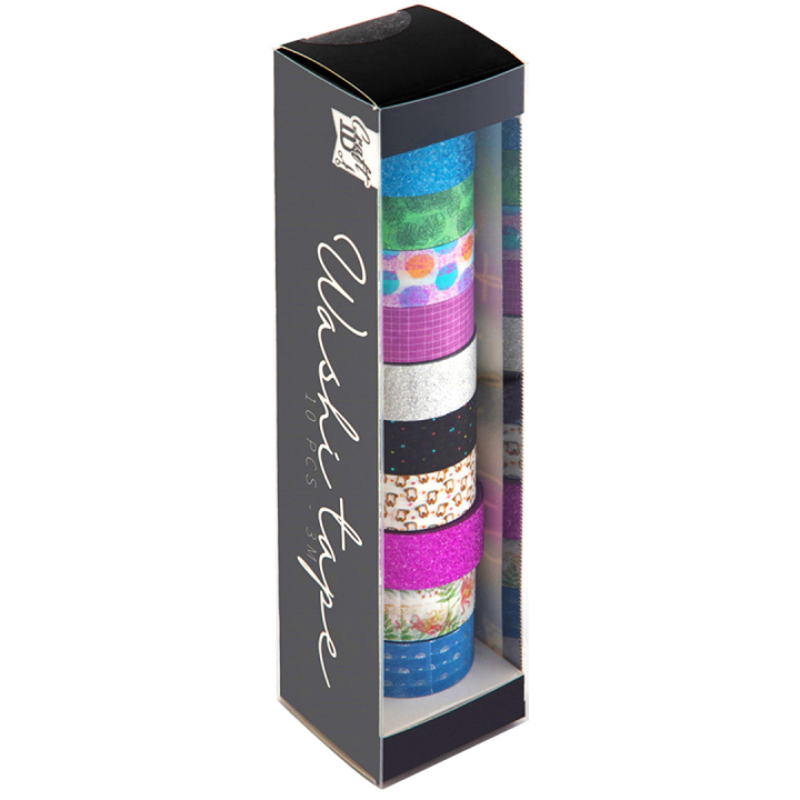 Washi-tape 10-pak Mix i gruppen Kids / Sjovt og lærerigt / Tape til børn hos Pen Store (129393)