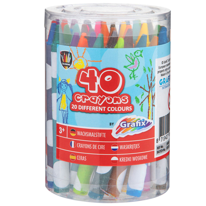 Kridt 40-sæt i gruppen Kids / Børnepenne / Farvekridt til børn hos Pen Store (129933)