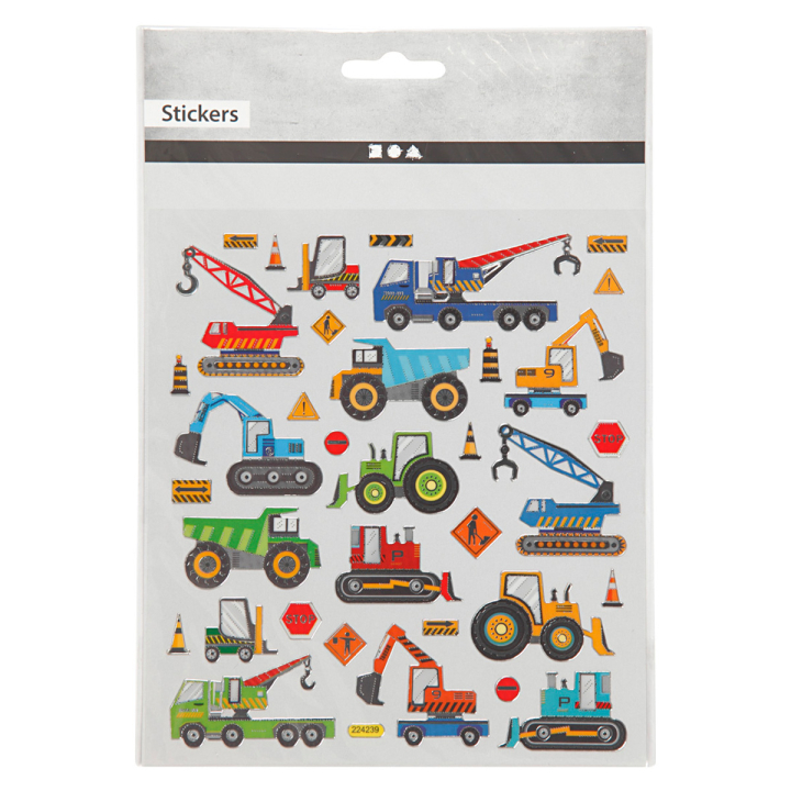 Stickers Køretøj 1 ark i gruppen Kids / Sjovt og lærerigt / Stickers hos Pen Store (129985)