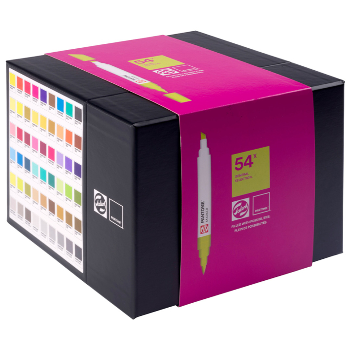 Marker 54-sæt i gruppen Penne / Kunstnerpenne / Illustrationmarkers hos Pen Store (130475)