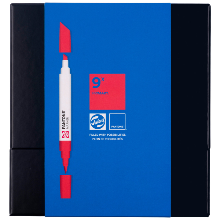 Marker 9-sæt Primary i gruppen Penne / Kunstnerpenne / Illustrationmarkers hos Pen Store (130482)