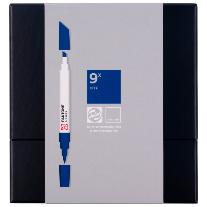Marker 9-sæt City i gruppen Penne / Kunstnerpenne / Illustrationmarkers hos Pen Store (130494)