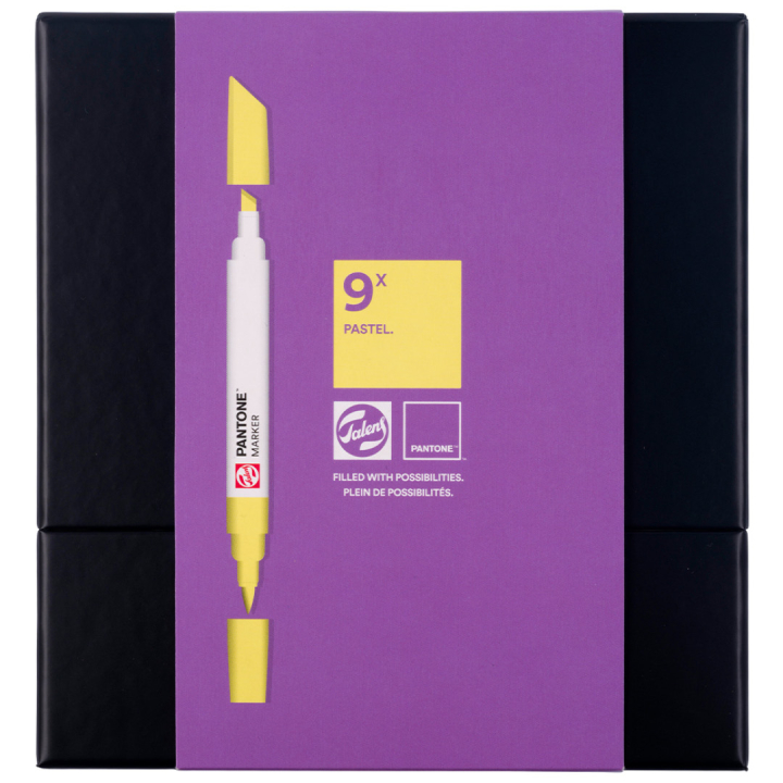 Marker 9-sæt Pastel i gruppen Penne / Kunstnerpenne / Illustrationmarkers hos Pen Store (130495)