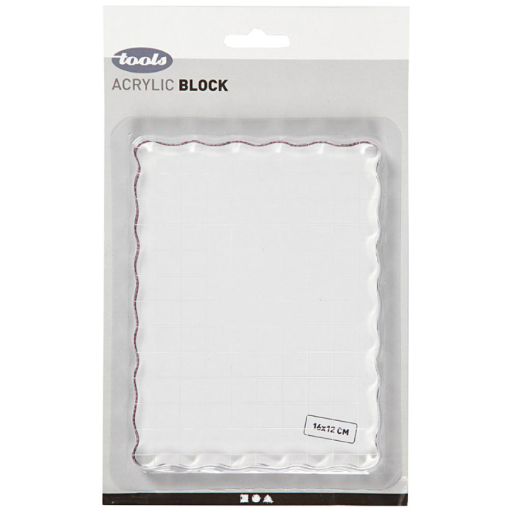 Akrylblok 16 x 12 cm i gruppen Hobby & Kreativitet / Hobbytilbehør / Stempler hos Pen Store (130565)
