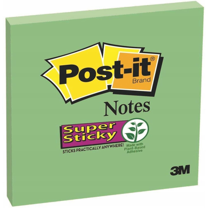 Post-it Super Sticky 76x76 Asparges i gruppen Papir & Blok / Skriv og noter / Post-it og notesblokke hos Pen Store (130681)