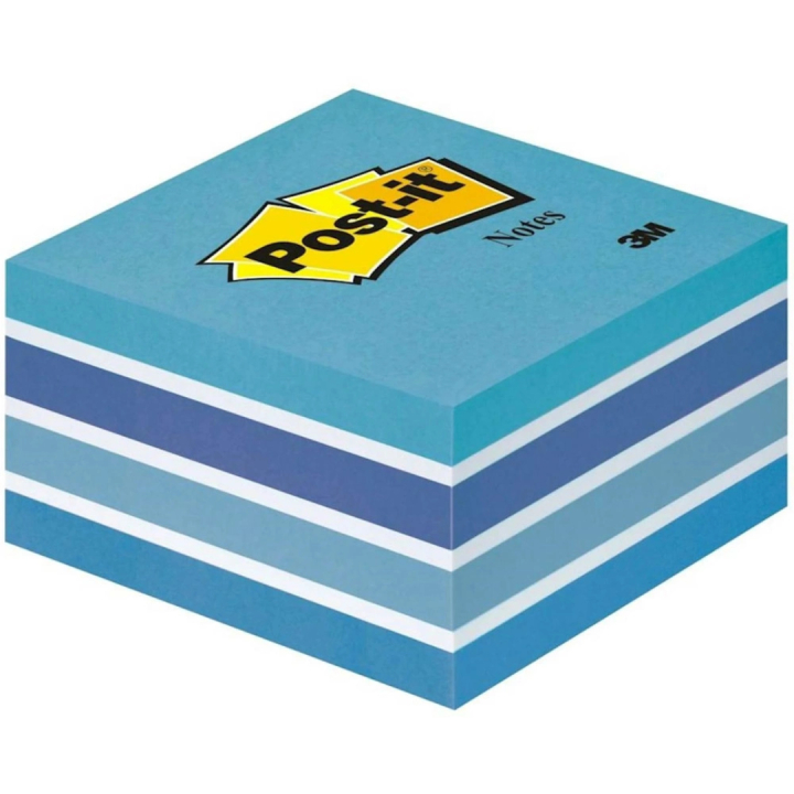 Post-it Note Cube 76x76 Pastelblå i gruppen Papir & Blok / Skriv og noter / Post-it og notesblokke hos Pen Store (130682)