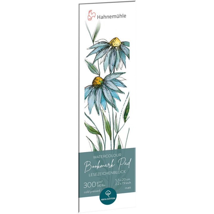 Akvarelpapir Bookmark Pad 300g 5,5x20 cm i gruppen Papir & Blok / Kunstnerblok / Akvarelblok hos Pen Store (130709)